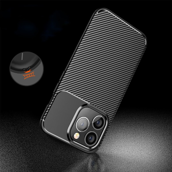 Google Pixel 9a - Carbon Black Extra Stöttåligt Slim Mjuk Skal Svart