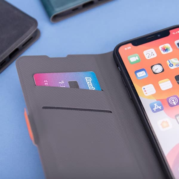 iPhone 13 Pro Max - Smart Mono Mobilplånbok - Svart Svart