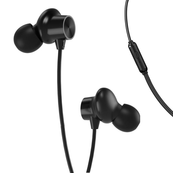 USB-C In-Ear Hörlurar med Mikrofon iPhone 15,16 /Samsung /Android Svart