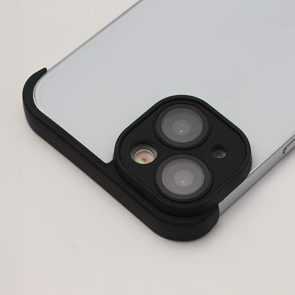 iPhone 14 Pro Max - Minibumpers med kameraskydd Svart