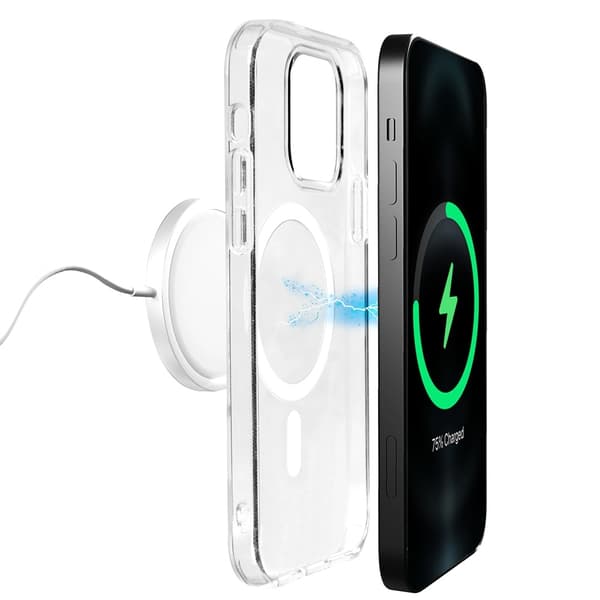iPhone 14 Plus - Puro MagSafe Extra Stöttåligt Slim Mjuk Skal Transparent