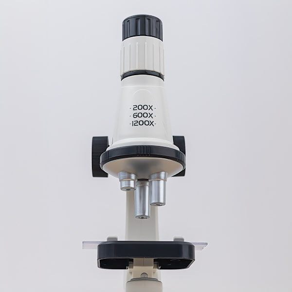 Maxlife Bärbart Science Experiment 1200X Mikroskop Vit