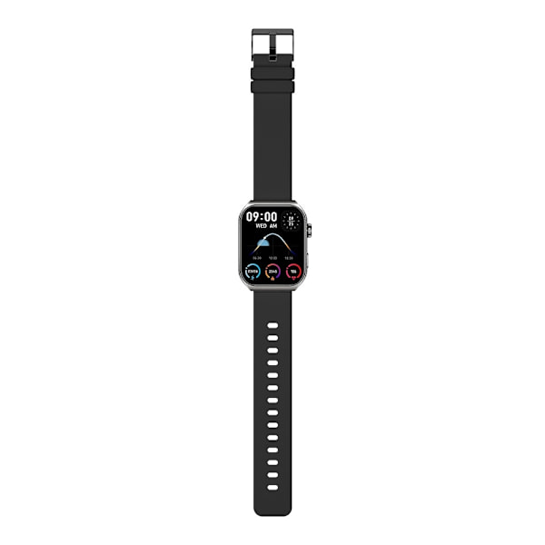 Smartklocka FOREVER Tiron SWM-300 Med Extra Rem Amoled 1,96" Bluetooth-Samtal Svart