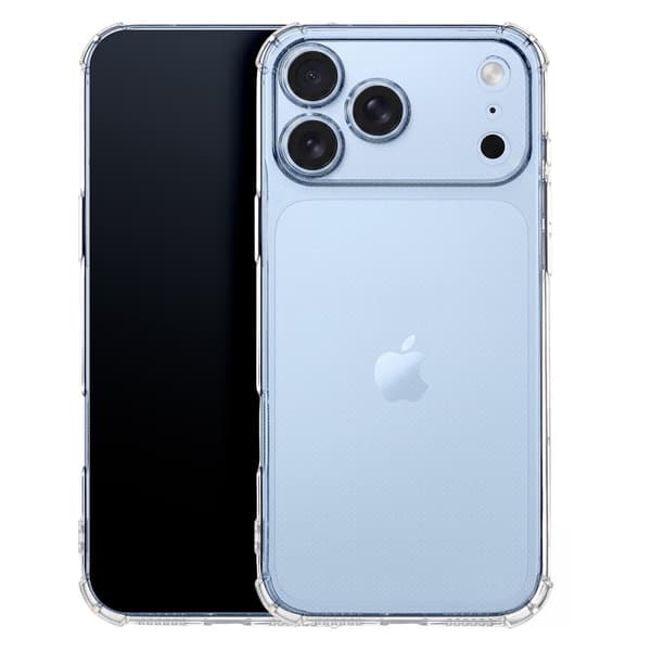 iPhone 18 Pro Max / iPhone 17 Pro Max - Bumper Extra Stöttåligt Slim Mjuk Skal Transparent