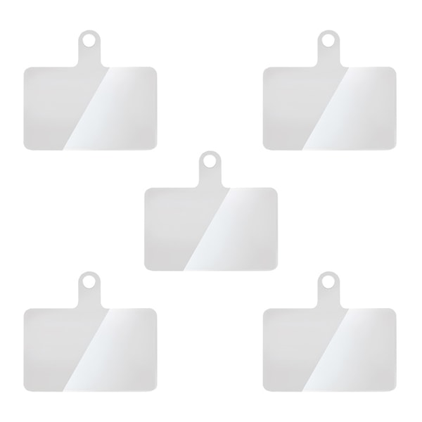 Universal 5-Pack Strap insert / bandinsats för mobilskal, nackremsinsats Transparent
