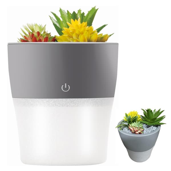 Aroma Diffuser Luftfuktare 4 färger upplyst 130ml Ljus trä multifärg
