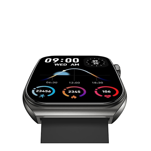 Smartklocka FOREVER Tiron SWM-300 Med Extra Rem Amoled 1,96" Bluetooth-Samtal Svart