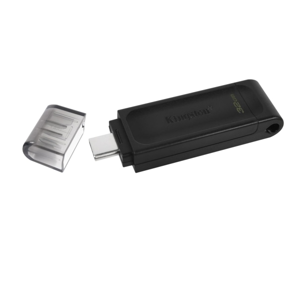 Kingston USB-C-kontakt 32GB DataTraveler USB-minne Svart