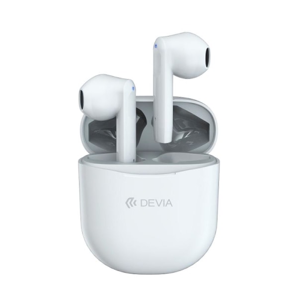 TWS DEVIA Joy A10 BT 5.0 Stereo Hörlurar med laddbox Vit Vit