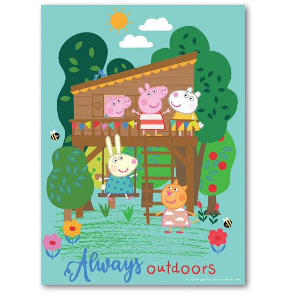 50pcs Pussel Peppa pig multifärg