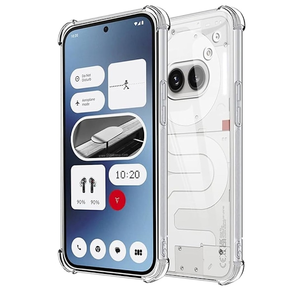Nothing Phone (2a) / (2a) Plus - Bumper Extra Stöttåligt Slim Mjuk Skal Transparent
