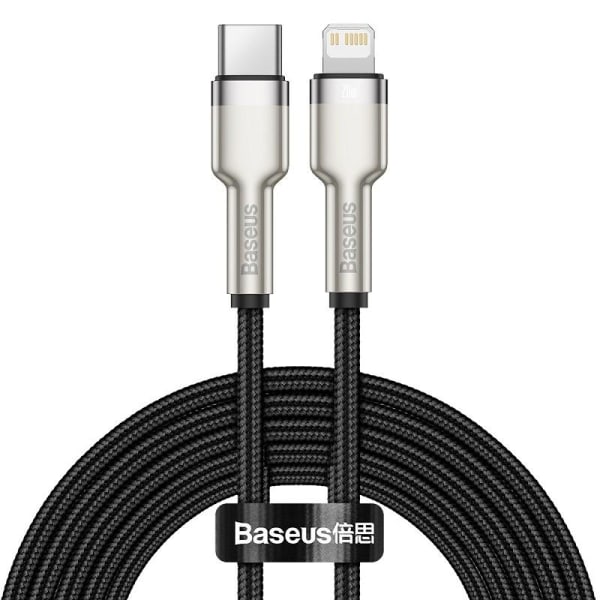 PD 20W Snabbladdning kabel för  iPhone 11/12/ 13 / 14 -2m Svart