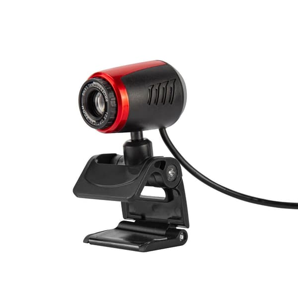 USB Digital Webbkamera med Mikrofon Setty - Svart röd multifärg