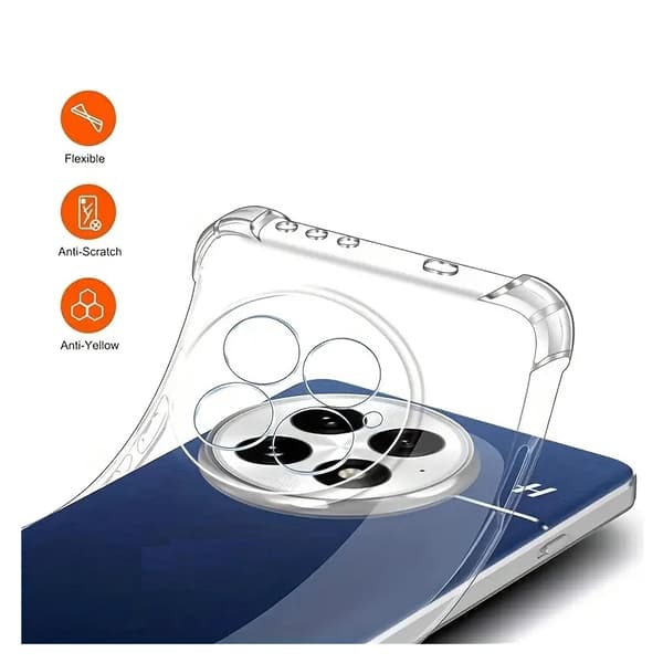 Honor Magic 8 Lite - Bumper Extra Stöttåligt Slim Mjuk Skal Transparent