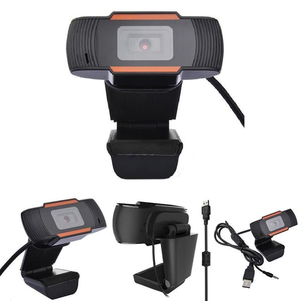 USB Digital Webbkamera med Mikrofon - Setty Svart Svart