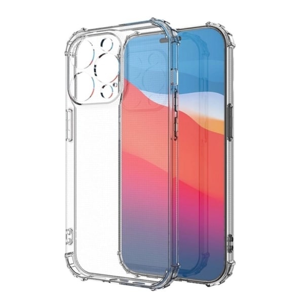 iPhone 15 PRO - Skyddande Bumper Slim Mjuk Skal Transparent