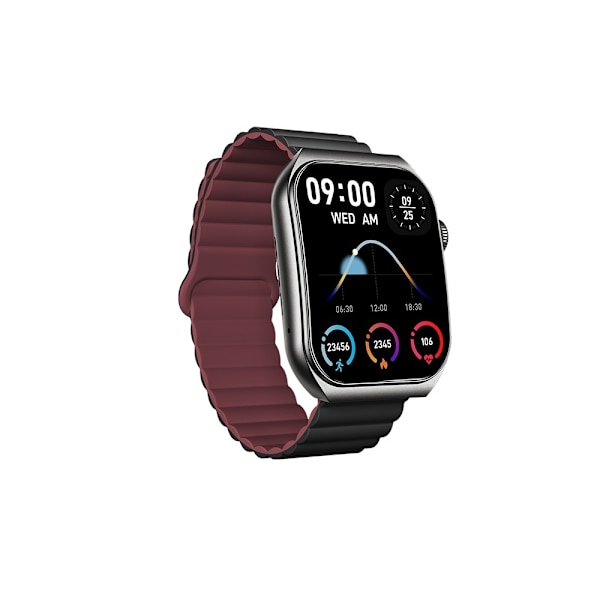Smartklocka FOREVER Tiron SWM-300 Med Extra Rem Amoled 1,96" Bluetooth-Samtal Svart