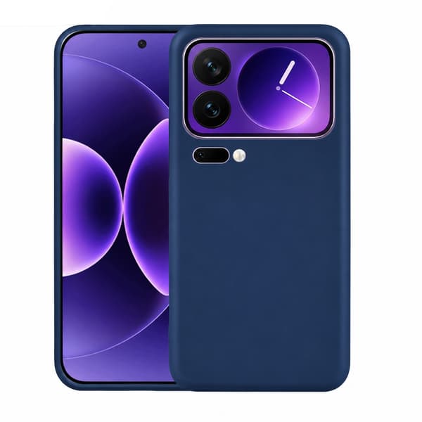 Xiaomi 17 Pro - Matt TPU Mjuk Skal - Mörkblå Mörkblå