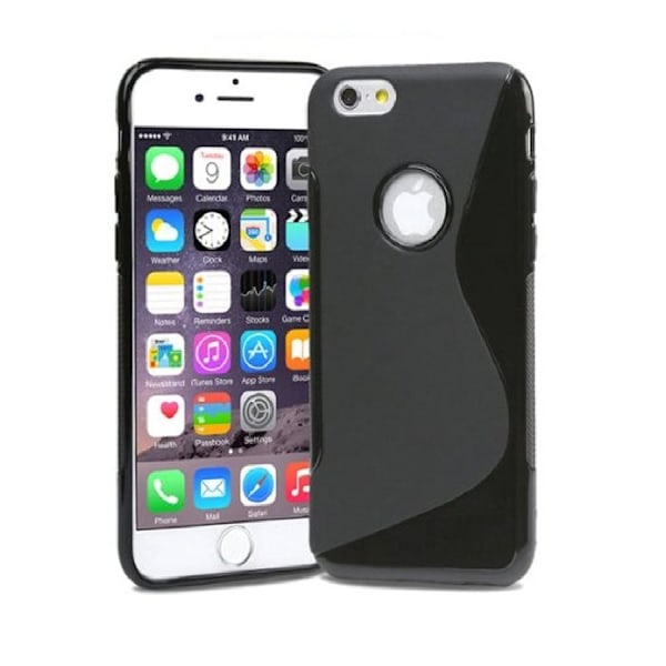 iPhone 6 / 6s S-Line Skal - Svart Svart