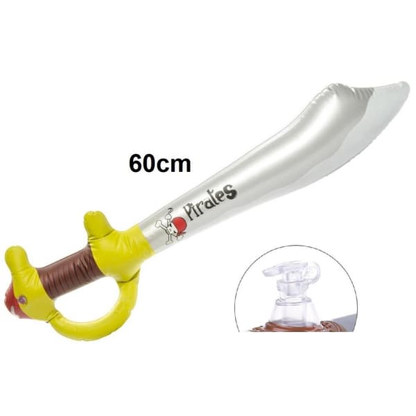 60cm Fashion Uppblåsbart Piratsvärd Barnleksak multifärg