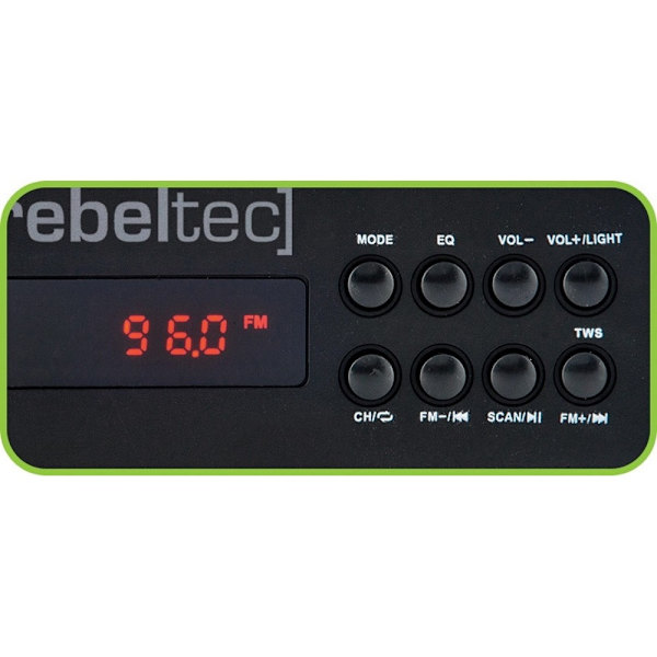 Rebeltec Corfu Bluetooth Högtalare med FM-radio Svart
