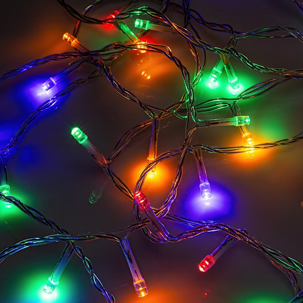 Forever 8m String light multicolor 100 LED Julljus multifärg