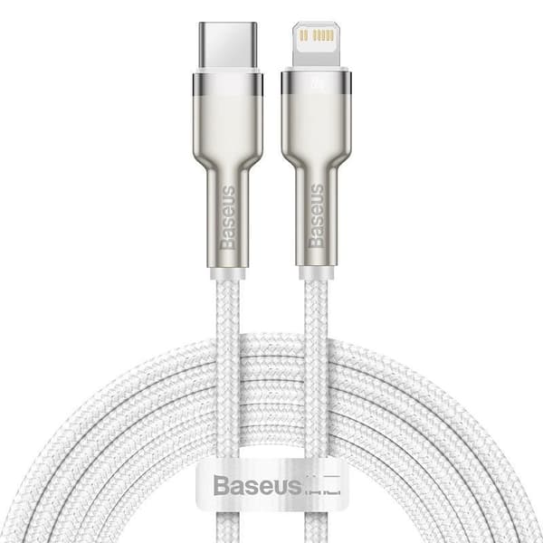 Snabbladdning iPhone PD 20W kabel för  iPhone 11/12/ 13 / 14 -1m Vit