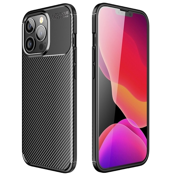Google Pixel 9a - Carbon Black Extra Stöttåligt Slim Mjuk Skal Svart
