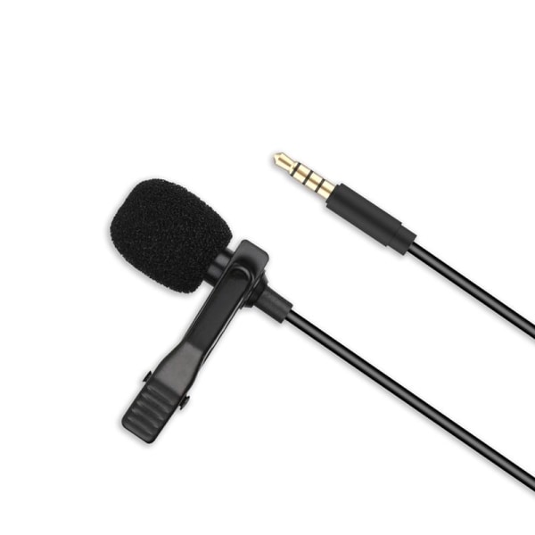 trådbunden mikrofon MKF01 3.5mm -kontakt XO - 2M Svart