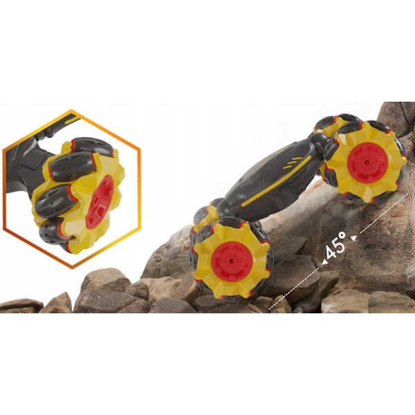 Twister RC bil med handledsfjärrkontroll Maxlife MXRC-100 multifärg
