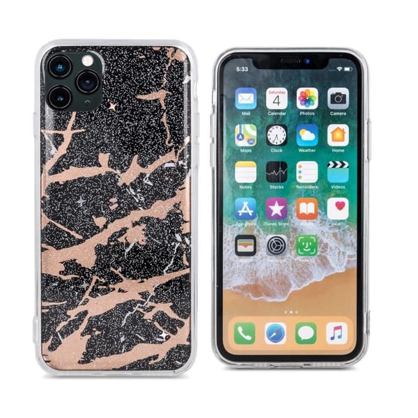 iPhone 11 - Trendy Marmur Skal - Svart Svart