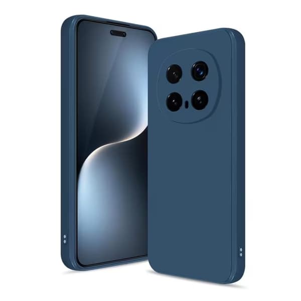 Honor Magic 7 Pro - Extra Stöttåligt Matt Silicon Mjuk Skal mörkblå Mörkblå