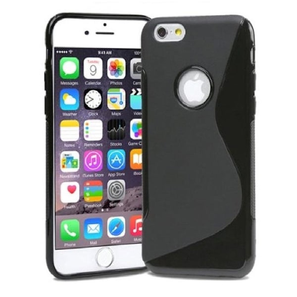 iPhone 6 / 6s S-Line Skal - Svart Svart