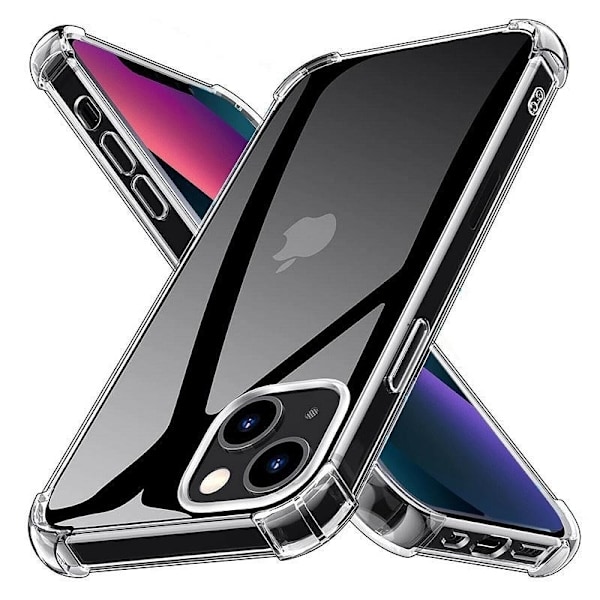 iPhone 16 Plus - Skyddande Bumper Slim Mjuk Skal Transparent