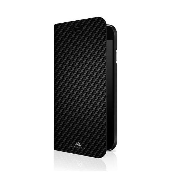 iPhone 6 / 6s - Black Rock Flex Carbon Booklet Mobilplånbok Svart