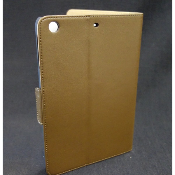 Läder Plånbokfodral för iPad Mini 1 / 2 / 3 - Brun Brun