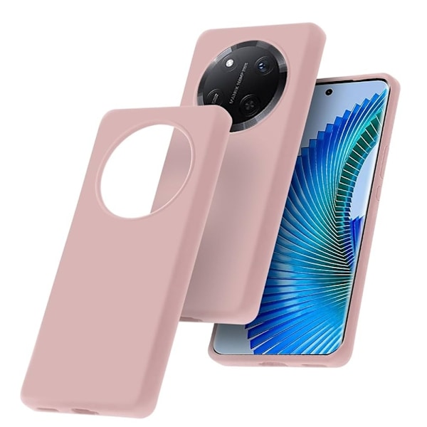 Honor Magic 7 Pro - Extra Stöttåligt Slim Silicon Mjuk Skal Rosa Rosa
