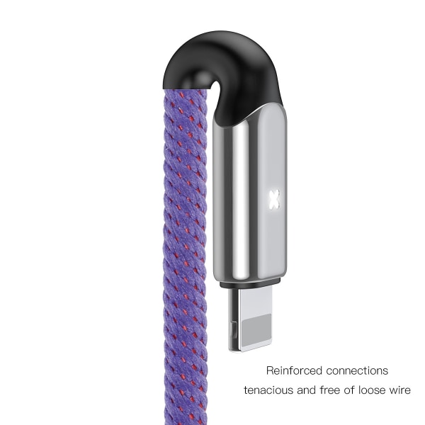 Snabbladdning iPhone Lightning kabel för iPhone / iPad - 100cm Blå