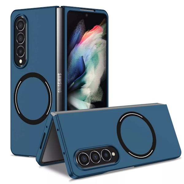 Samsung Galaxy Z Fold 4 - MagSafe Kompatibelt TPU Skal, Tunt & Stötsäkert Skydd blå Blå
