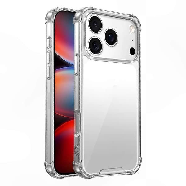 iPhone 18 Pro Max - Bumper Extra Stöttåligt Slim Mjuk Skal Transparent