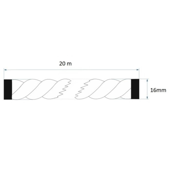 Jute rep 16mm 20 meter 16 mm