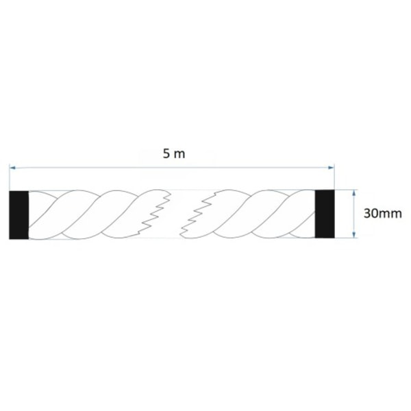 Jute reb 30mm 5 meter 30 mm