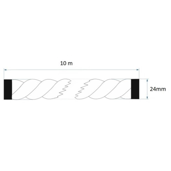 Jute reb 24mm 10 meter 24 mm