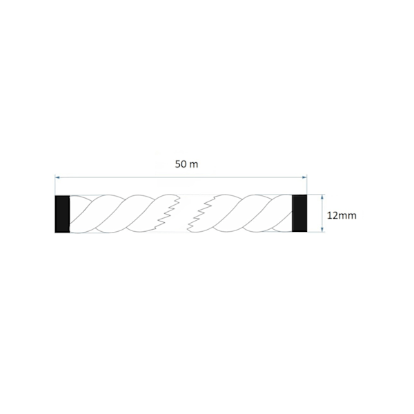 Jute reb 12mm 50 meter 12 mm