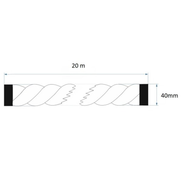 Jute rope 40mm 20 meters 40 mm