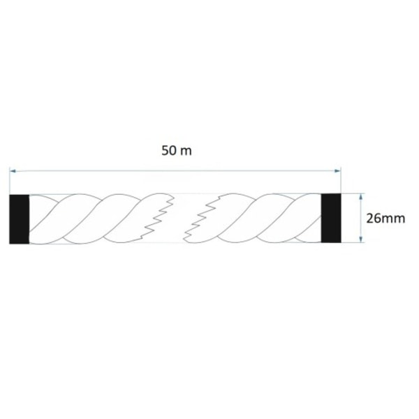 Jute rep 26mm 50 meter 26 mm