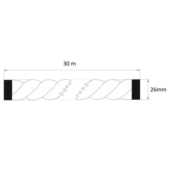 Jute rep 26mm 30 meter 26 mm