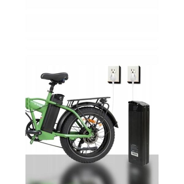 Baolujie DZ2031 Elcykel 48V 13ah 750W 70km 20 tums aluminiumhjul 20" grön