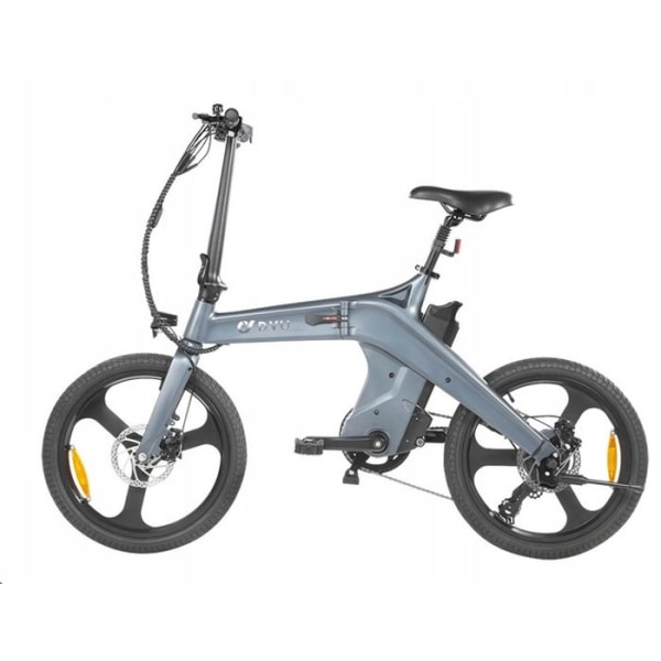 Elcykel DYU T1 250W 25km/h 10ah 26V 30KM magnesiumlegeringshjul 20" grå