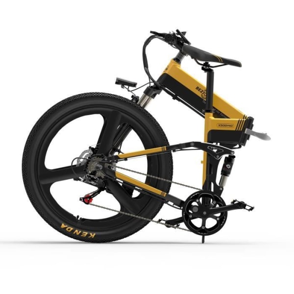 Elcykel - FAI TOP - X500PRO Hjul i ett stycke - 48V 10,4AH litiumbatteri - Maxhastighet 35km-h